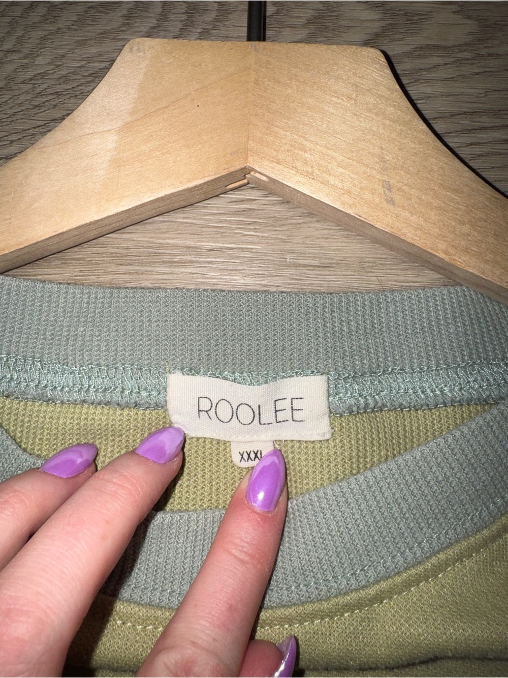 Roolee Long Sleeve Colorblock Number Tee - Picture 3 of 5